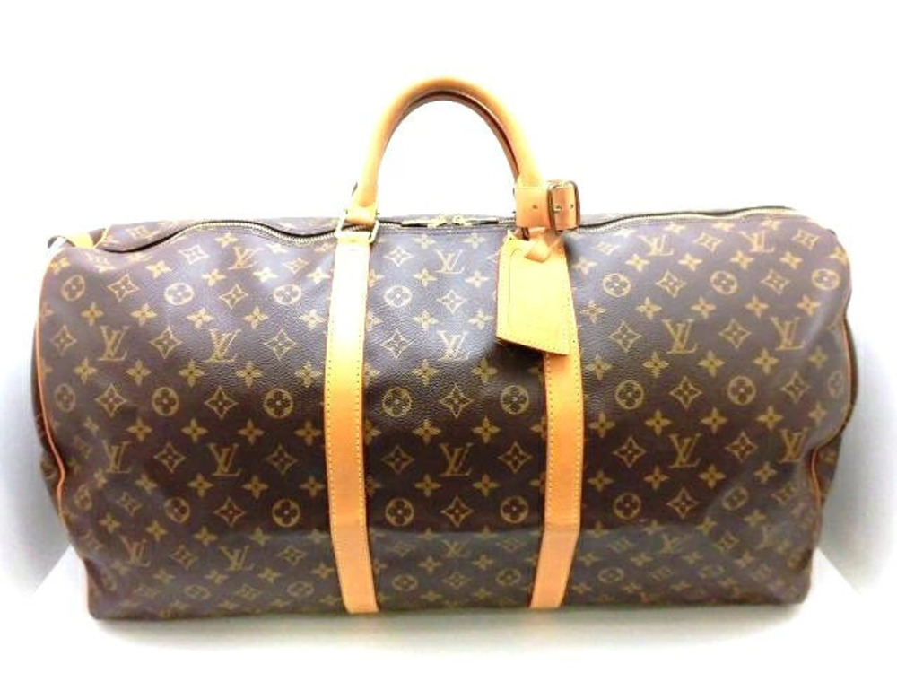 LOUIS VUITTON Keepall Boston Bag Travel Monogram